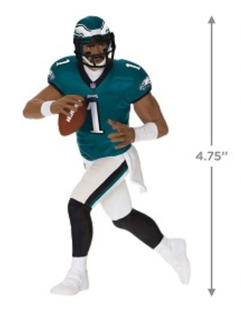 NFL Football Jalen Hurts #1 Philadelphia Eagles Ornament
